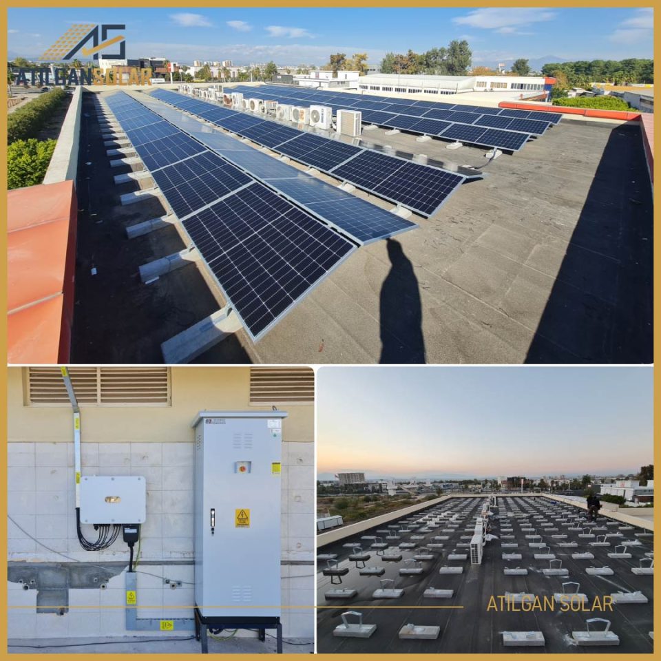 ÇATI GES Güç: 59.4kWp Adet: 108 Panel: 550 Watt